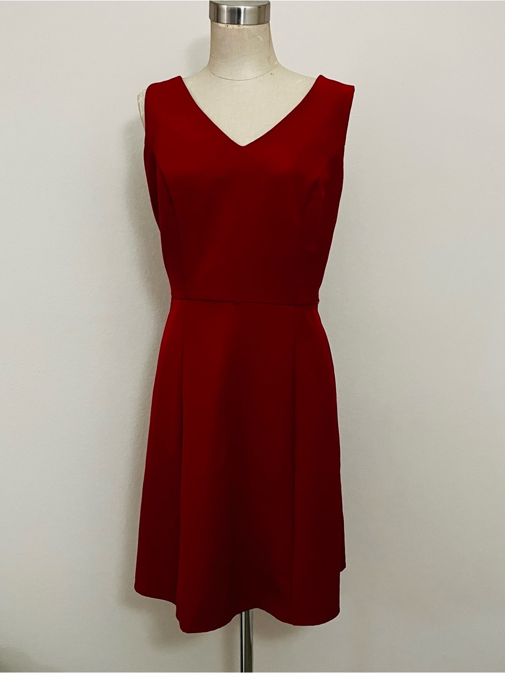 Abg brand Classic Red V-Neck Sleeveless Dress